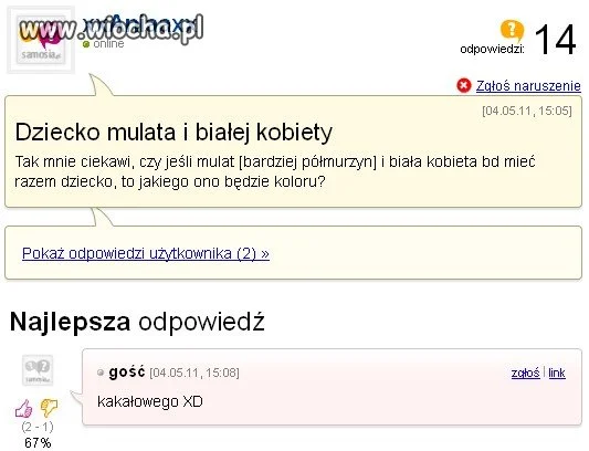 Mądrość dzieciaka.