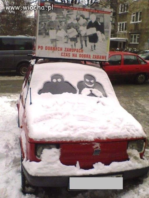Śnieg w maju...