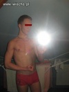 Lans w majtkach i słit focia