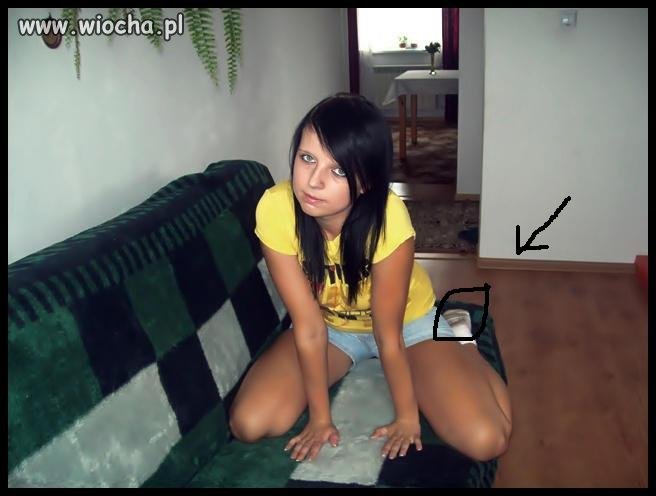 Dziunia z litościwym spojrzeniem