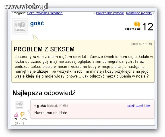 Jeśli mąż robi dziwactwa w łóżku 