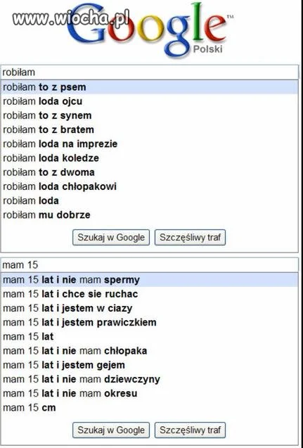 To nie Google ma głupie odpowiedzi ...
