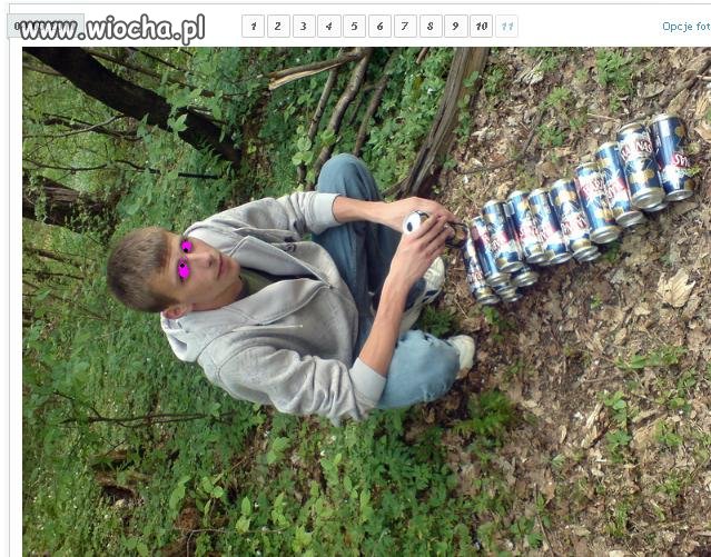 Nie ma jak to zebrać puszki w lesie