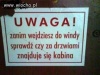 Warto czytać ostrzeżenia.
