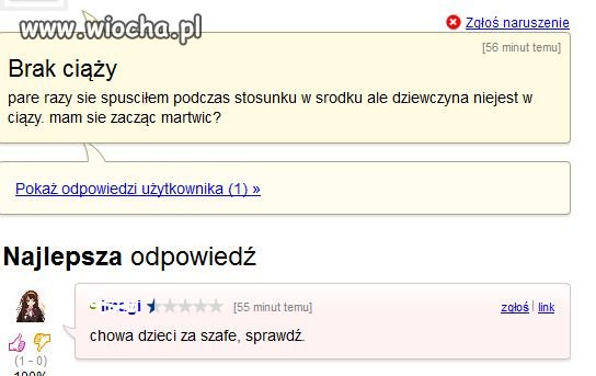 Brak ciąży