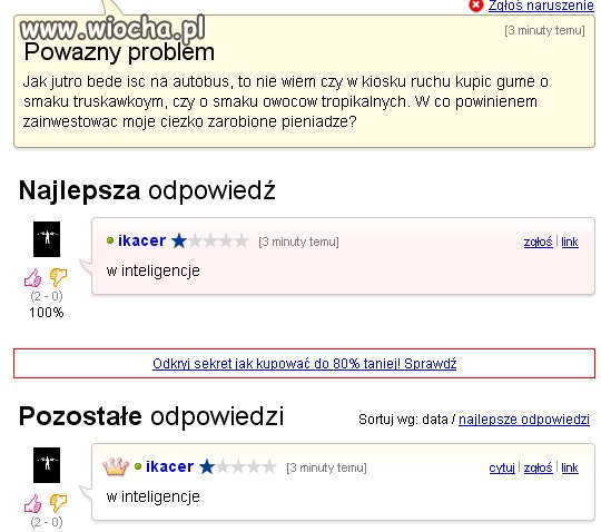 'W inteligencje'