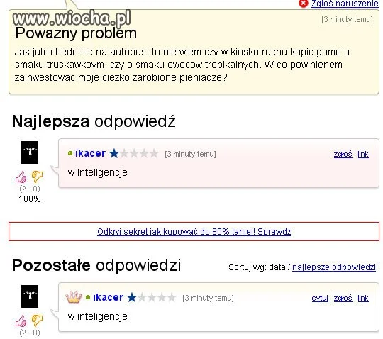 'W inteligencje'