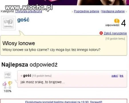 Szybka i prosta odpowiedz.