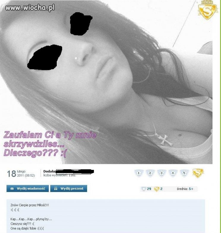 Skrzywdził ją chłopak, chłopaka nie ma