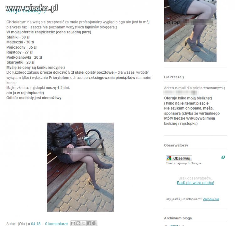Pachnąca bielizna Aleksandry