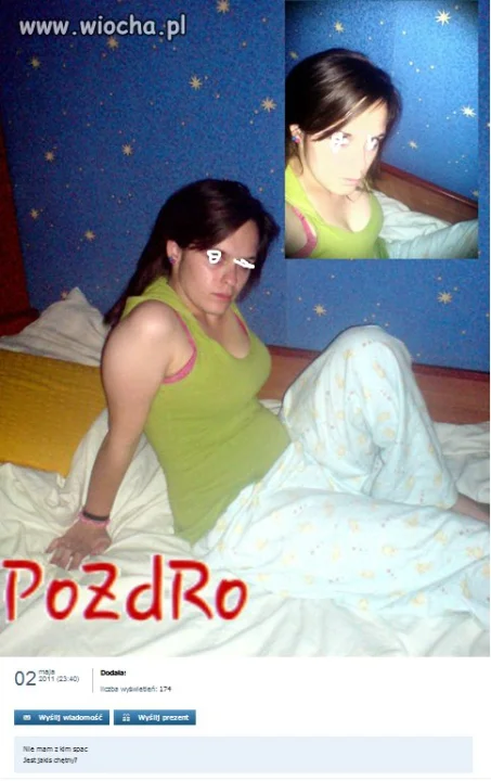 Nie mam z kim spać