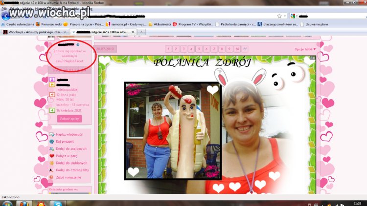 Mmm... może ktoś sie skusi na opis sexownej Pani..;)