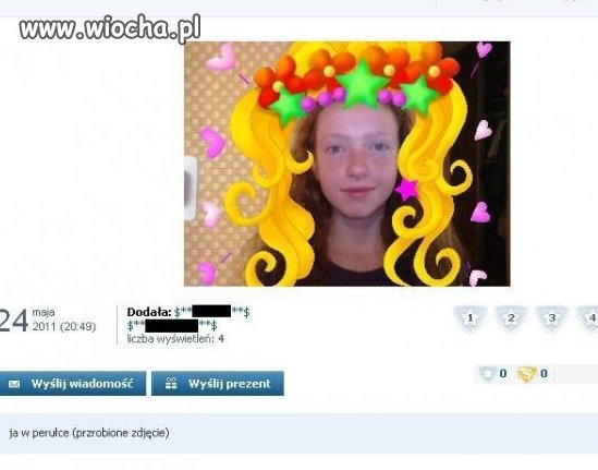 Ona w "perułce"