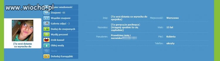 Ściągnij spodnie to cię zapłodnie. 