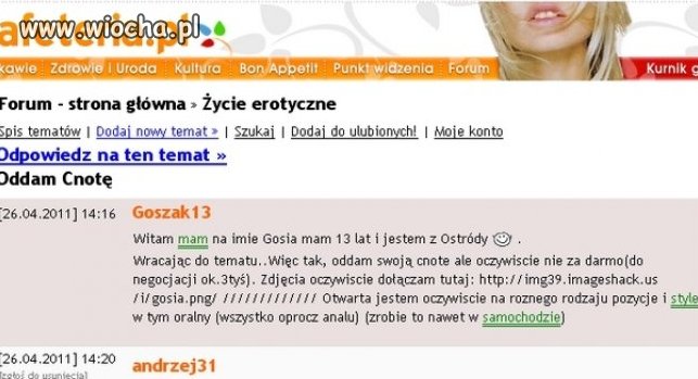 13-latka odda cnote.