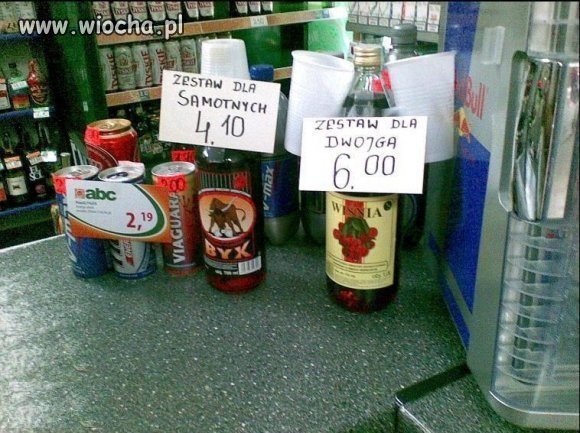 Zestaw dla samotnych.