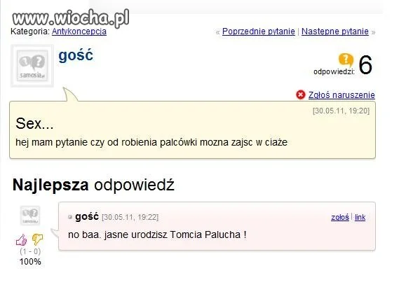 Dziś pytanie