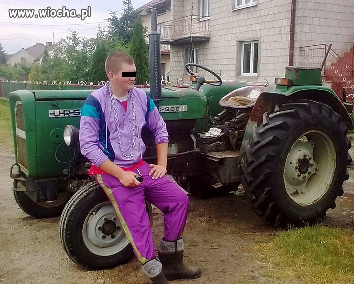 Dres z lumpeksu i łańcuch od krowy...