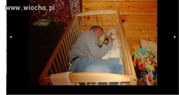 Sen dzidzia z buteleczką