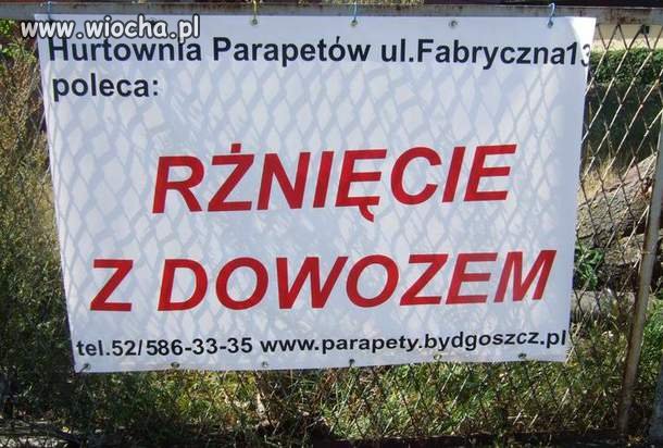 Hurtownia parapetów poleca!