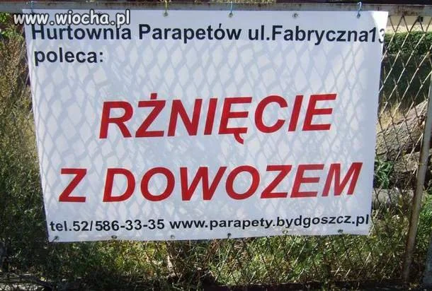 Hurtownia parapetów poleca!