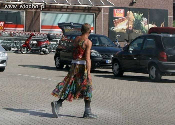 Męska letnia sukienka 