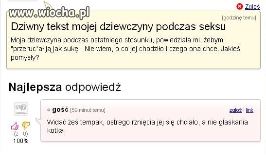 Dziwne pytanie ..