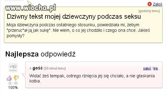 Dziwne pytanie ..