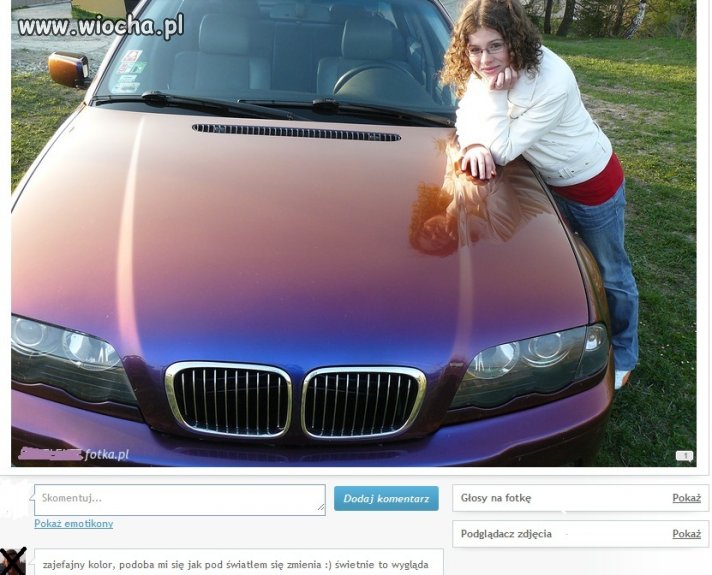 BMW z tak pięknym kolorem