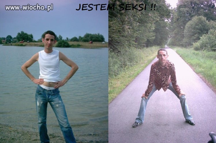 Widać, że mężczyzna ...