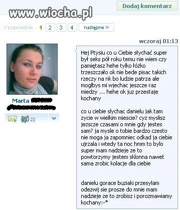 Hej ptysiu...