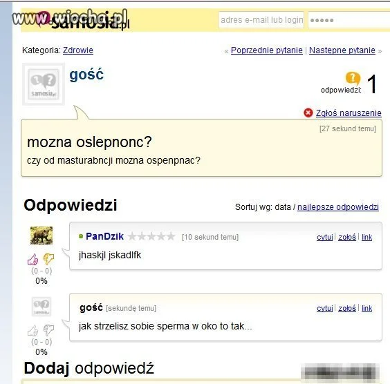 A Ty jak myślisz ? 