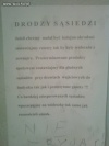 DRODZY SĄSIEDZI