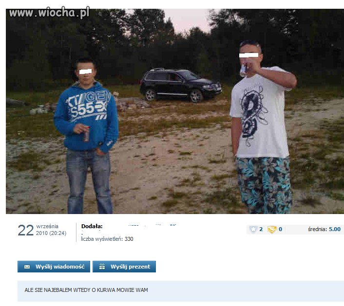 Ale sie nawalił