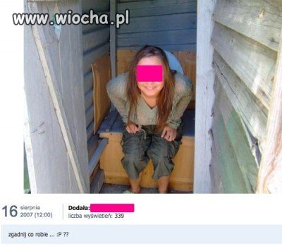 No zgadnij co robię ? 