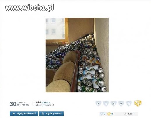 Stachu... Gdzie wyrzucić puszki?
