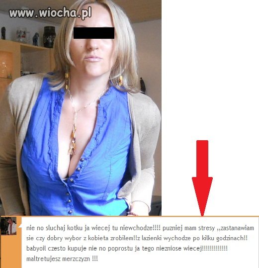 I nie chodzi w ogóle o tę kobietę na zdjęciu...