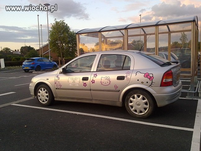 Nie mogłem się powstrzymać jak zobaczylem to na parkingu