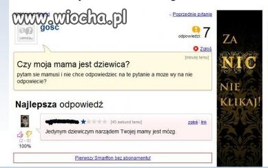 Czy moja mama jest dziewicą