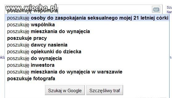 Poszukuję...