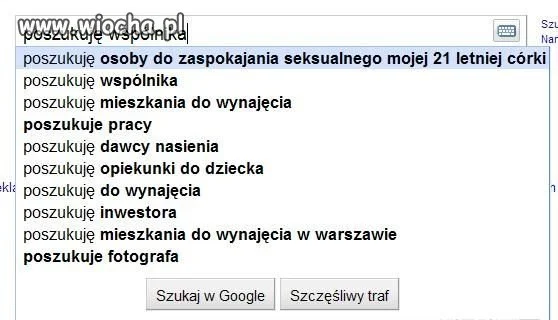 Poszukuję...