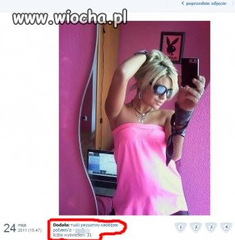 Część jej nicku: Twój prywatny króliczek playboy'a 
