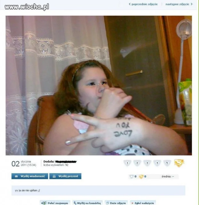 Nie upiła się...