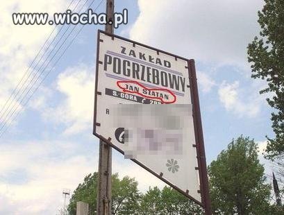 Nawet Szatan ma swój zakład pogrzebowy 