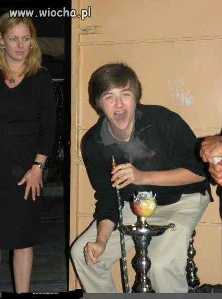 Chłopak jaki zadowolony
