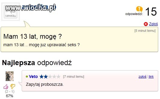 Głupie pytanie -