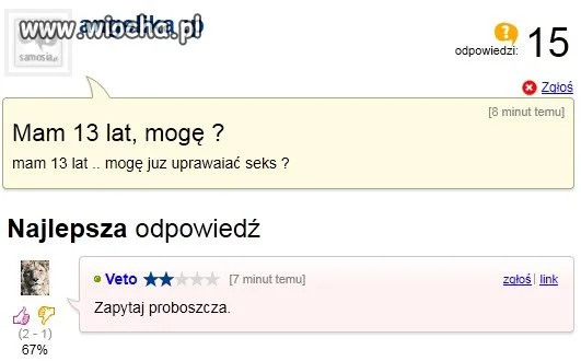 Głupie pytanie -