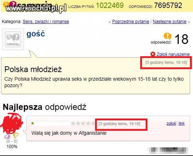Tym razem autor pytania...