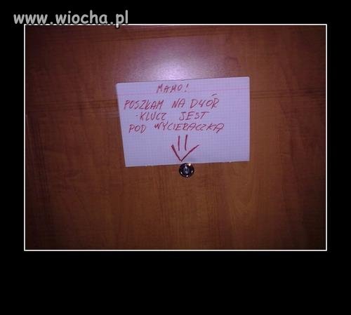 I żeby potem się mama nie dziwiła,