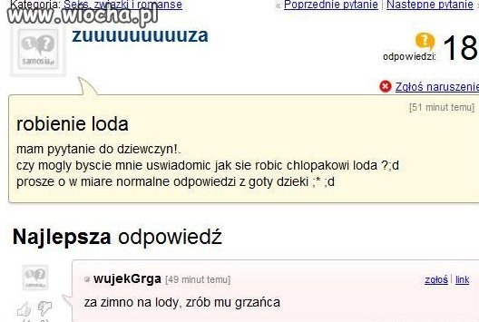 Na zimno lub na gorąco 